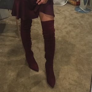 Zara OTK Burgundy Boots